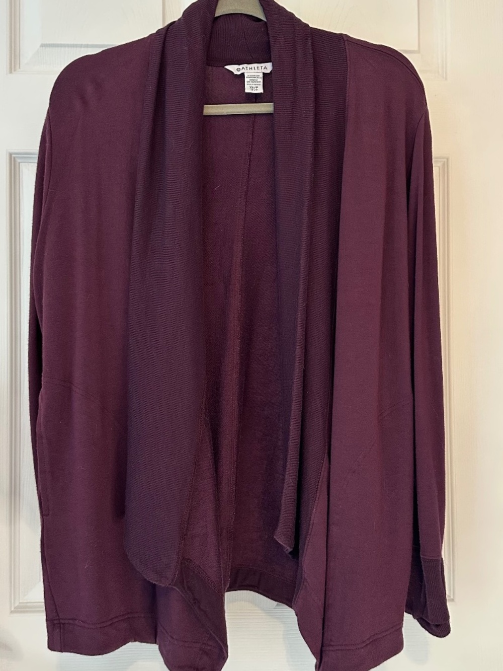 Athleta Pranayama Restore Wrap Burgundy XS Petite
